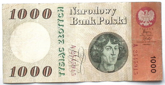 1000 zł 1965 ser. A