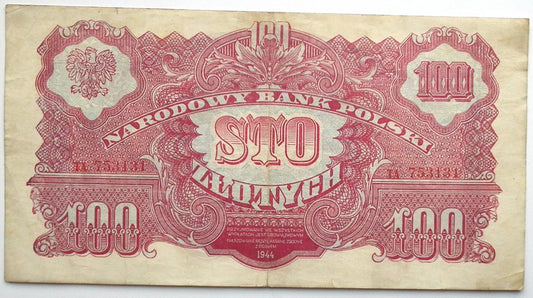 100 zł 1944 ser. TA