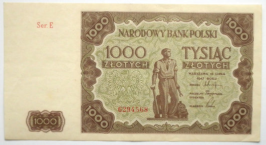 1000 zł 1947 ser. E