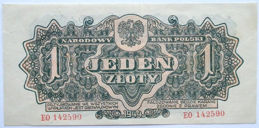 1 zł 1944 ser. EO