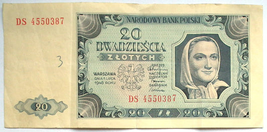 20 zł 1948 ser DS