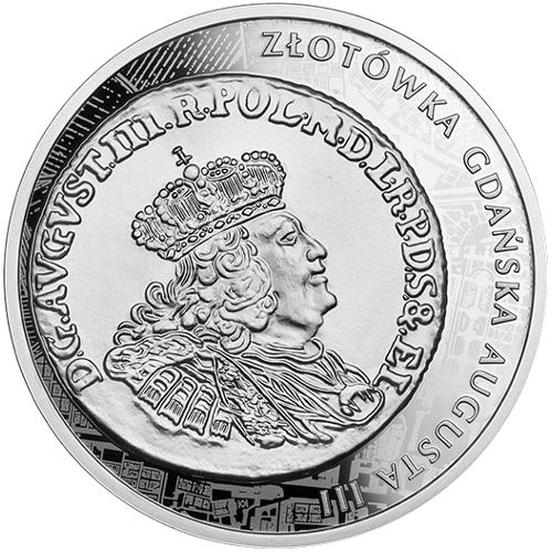 Złotówka gdańska Augusta III (20 zł)