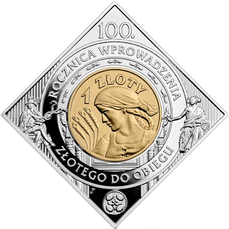 Wprowadzenie złotego do obiegu (1zł)