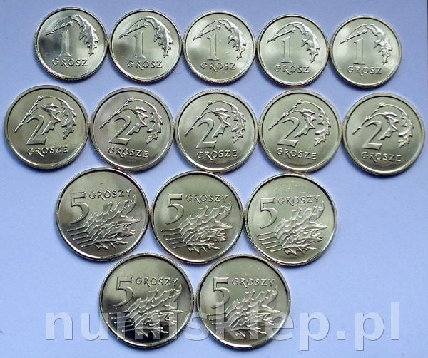 Zestaw 5 x 8 gr 2014-2018