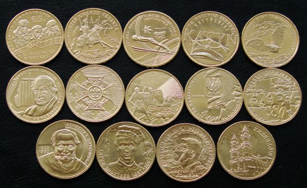 2010 - zestaw rocznikowy 14 szt.